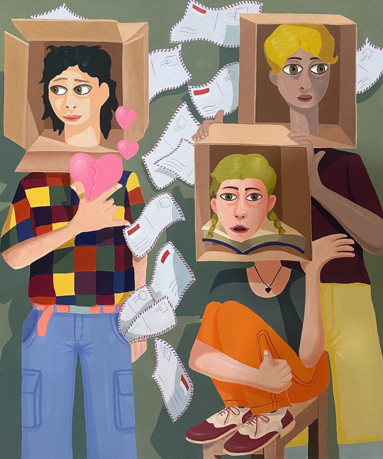Departure Box_ Acrylic on Canvas 120 x 100 cm 2025